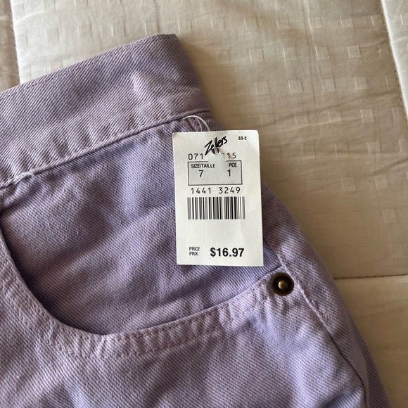 Vintage Deadstock 90s Dixie Blues Lavender Denim Shorts – NWT - Picture 9 of 15